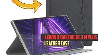 Lenovo Tab M10 Plus case by Wineecy | Premium Leather Stand Folio Cover Case