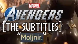 The subtitles in Marvel's Avengers are crazy...