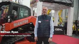 Manitou Live From CONEXPO 👉 with Nathan 👨‍🔧 #skidsteer #trackloader