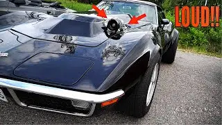 BRUTAL POWER and SOUND - 502ci BigBlock Corvette C3 Supercharged!!