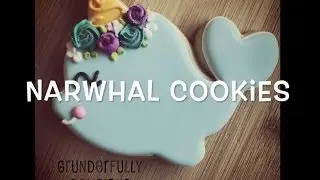 How to Make Narwhal Decorated Cookies