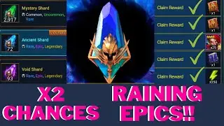 OPENING MY ANCIENT SHARDS FOR THE FUSION! x2 Boosted Chances. Raid: Shadow Legend