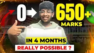 Can i crack NEET 2024 starting from now🔥? 650+ marks | Really possible?