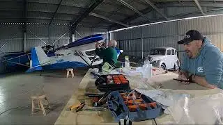Putting new skin on a CAT!! New wing skins fitted to a Skyreach Bushcat Ultralight Aircraft.