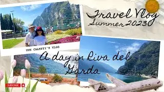 ONE DAY IN RIVA DEL GARDA, ice cream break, swimming in the lake