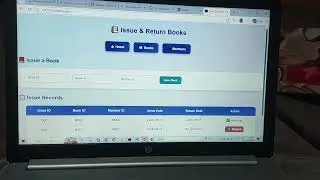 Library Management System by using python and flash with html and css