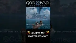 KRATOS NO MORTAL KOMBAT!! - GOD OF WAR RAGNAROK #godofwarragnarok #godofwar #shorts #kratos #gow