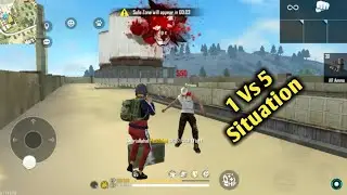 1 Vs 5 Clutch - Factory Roof - Freefire🔥