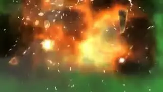 Missile to blast Green screen video