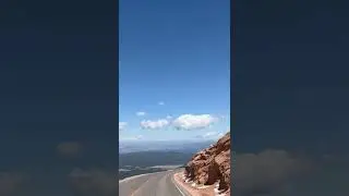 View from our car of our way down from Pike’s Peak! - Out of the roof of the car Video 2