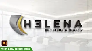 How To Design Your Logo Letters In Any Shape | Adobe Illustrator Tutorials - Djana Usda