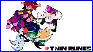 Kris, Frisk, Chara, Ralsei and Susie | Twin Runes 3 | Deltarune/Undertale Comic Dub