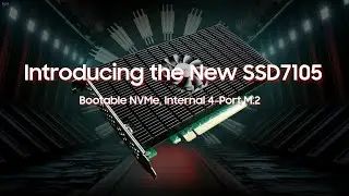HighPoint - Introducing SSD7105 - PCIe 3.0 x16 Bootable NVMe, Internal 4-Port M.2 RAID Controller