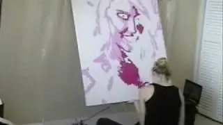 GRETCHEN ROSSI PAINTED BY ELISABETTA