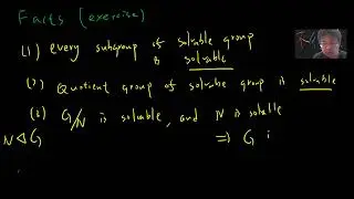 Solvable groups and Sn, An is not solvable
