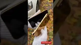 24k gold iphone review  #shorts #youtube #ytshorts