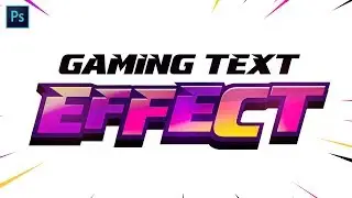 PS Tutorial: Clean Gaming Text Effect