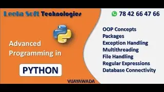 Python 3 - Advanced Python Programming by Madhu Sir | Leela Soft