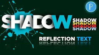 Shadow Text Effect in Pixellab || Reflection Effect Tool || Pixellab Editing Tutorial