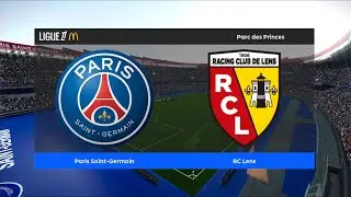 Paris Saint-Germain vs Lens | Parc des Princes | 2024-25 Ligue 1 | PES 2021