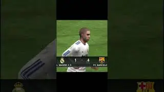 Karim Benzema goal vs Barcelona PES 2011 PS2 #shorts