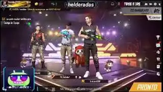jogando free fire nova actualização