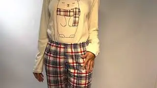 Pijama manga longa feminino.ref 37074