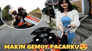 JEMPUT PACAR NAIK NINJA TAPI DIA MALAH PAKE ROK || AUTO JADI PUSAT PERHATIAN‼️
