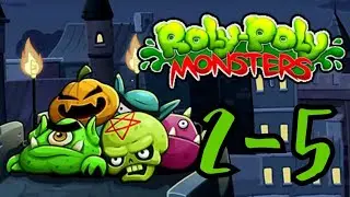 Crush the Monsters Roly Poly PRO Walkthrough all level 2-5 