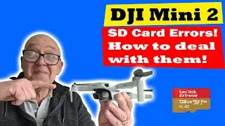 DJI Mini 2 4k  - issue with sd card tap to fix problem.