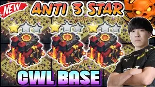 ANTI 3 TH10 BEST FOR CWL BASE AND WAR BASE  WITH COPY LINKS || TH10 CWL BASE ANTI EVERYTHING 2026