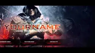 FREE YOUTUBE BANNER TEMPLATE | ASSASSINS CREED BLACK VLAG
