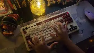 ASMR | keyboard typing | 2mins cz im tired lol