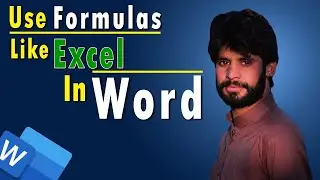 Using formulas like Excel in Ms Word 2021 | 2022| Tips in word | Vision Knowledge