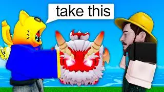 I Taught Mr.Beast Blox Fruits!
