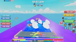 100T Wins/ Roblox Race Clicker Episode 123