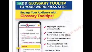 WordPress Glossary Tooltips | | Best tooltips Plugin for wordpress