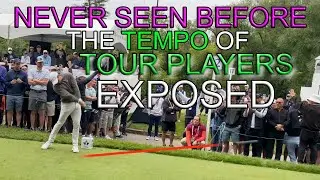 GOLF: The tempo of tour pros exposed, never done before, Tiger Rory Jack Hogan, LPGA and many more