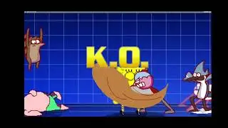 MUGEN BATTLE #60 SpongeBob & Patrick VS Mordecai & Rigby