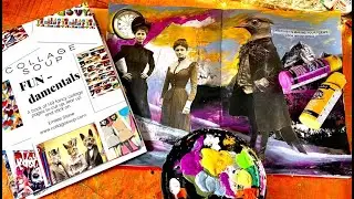 Mixed Media Art Journaling and Paper Flip
