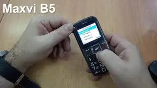 Maxvi B5 Incoming Call And Ringtones, входящий звонок, мелодии и сигналы сообщений