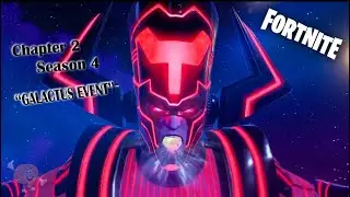 The Galactus Fortnite full event - no COMMENTARY (season 4 Nexus war)