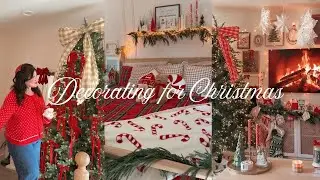 Decorating For Christmas 🎄🎀🎅🏼 a very merry cozy cottage christmas