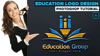 Education Group Logo Design Tutorial in Adobe Photoshop