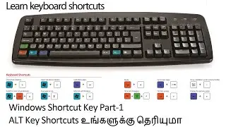 Windows Shortcut | Alt key Series | Tamil