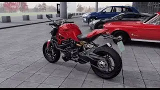 Ducati Monster Bike Realtime Visualization with Ray Trace Reflections and AO