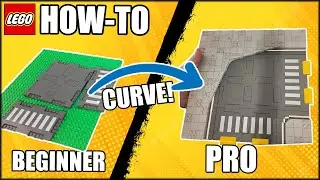 How To Build a Curve - LEGO MILS Road Plate!