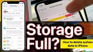 How to clear system data on iPhone | How to delete system data in iPhone