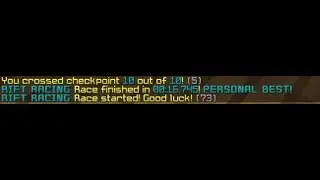 Rift Race Beaten in 16.745s (World Record)