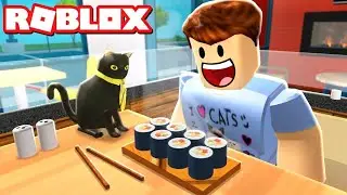 ROBLOX #1 Sushi factory. Делаю суши!!!!!